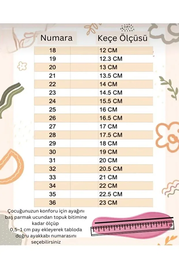 Детские балетки для девочек из искусственной кожи Görkem Bebe Ayakkabı Ve Tekstil, Beige — фото 4