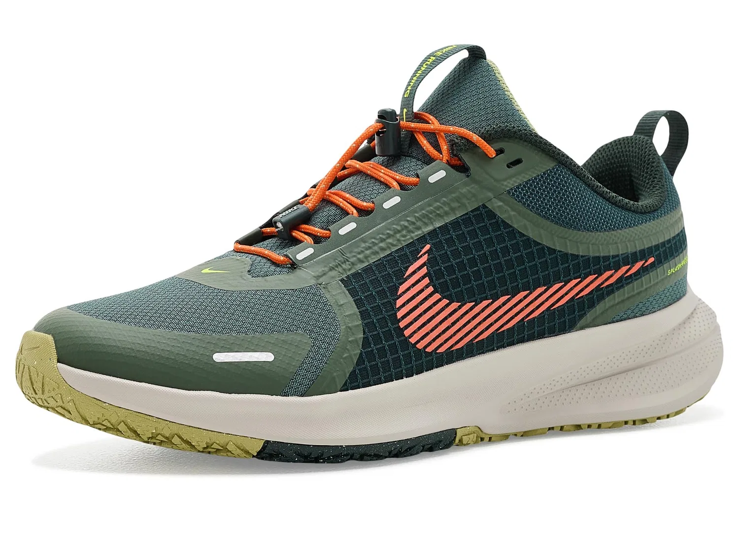 Кроссовки Star Runner Utility (для больших детей) Nike Kids, Black Spruce/Safety Orange/Camo Green/Dusty Olive/Lemon Venom/Mo