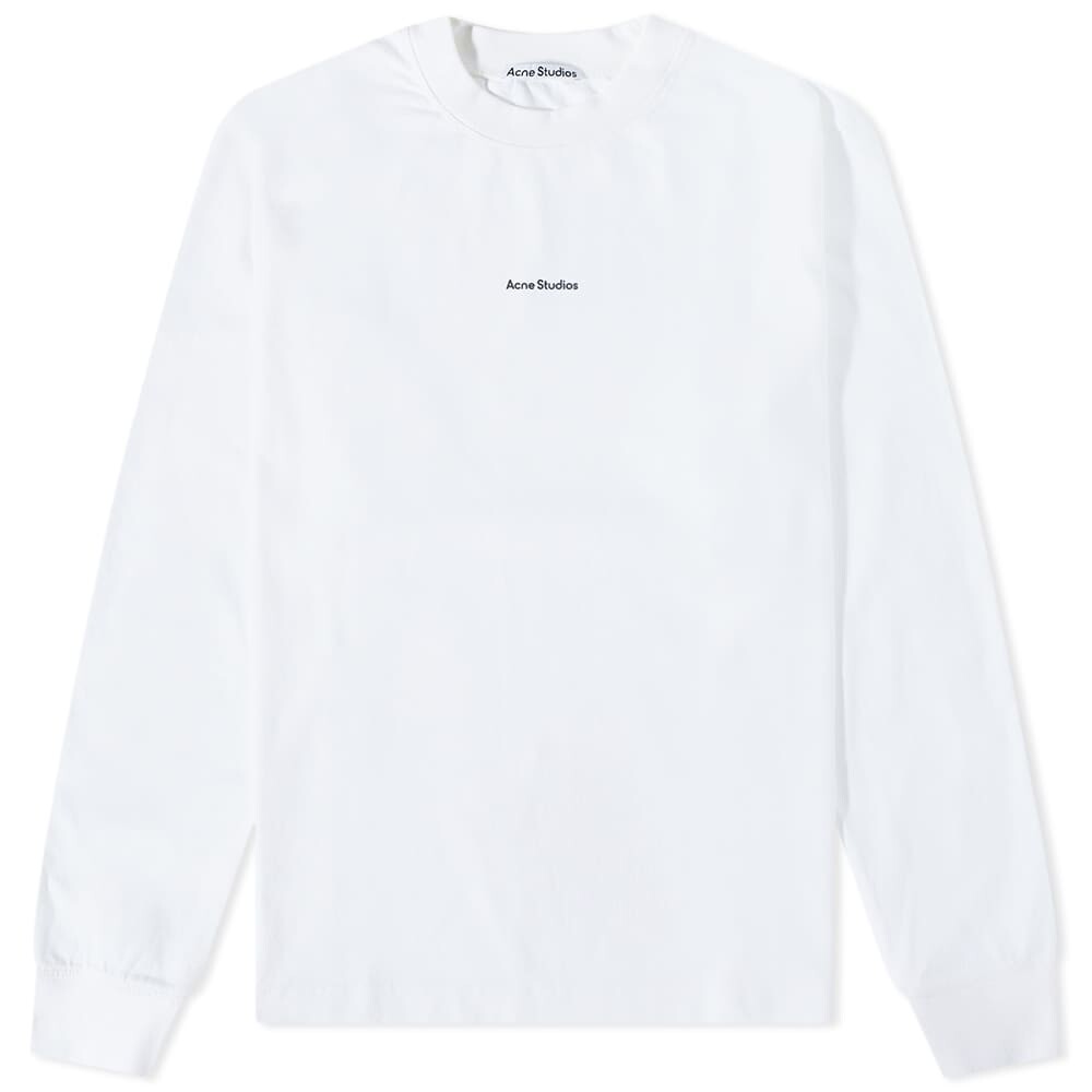 

Футболка Acne Studios Erwin Long Sleeve Stamp Tee, Белый, Футболка Acne Studios Erwin Long Sleeve Stamp Tee