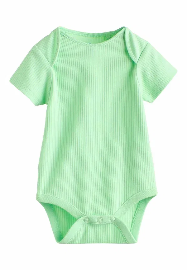 Комплект из 5 боди с коротким рукавом Regular fit, Next, Green, синий/зеленый — фото 4