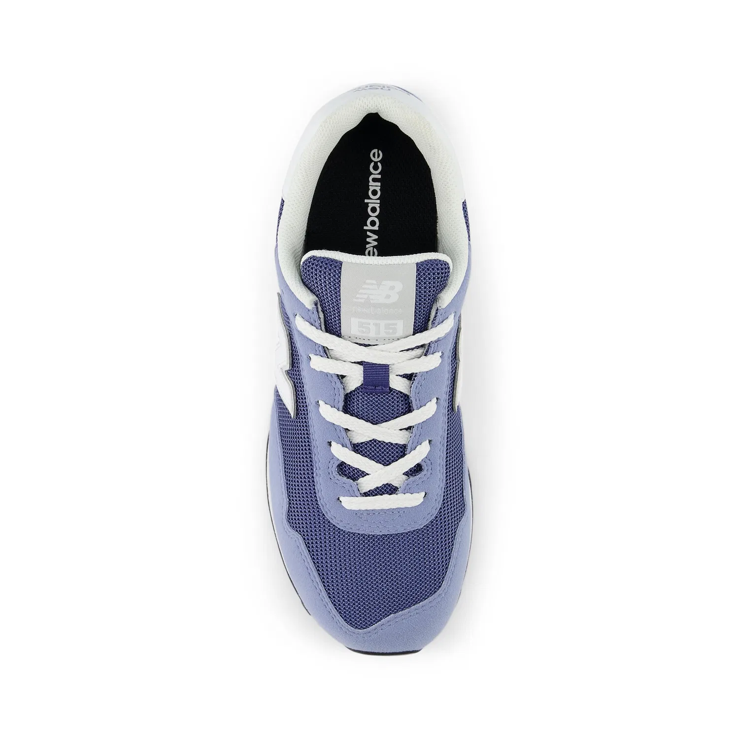 Детские кроссовки для девочек с липучкой New Balance 515, Heather Navy — фото 4