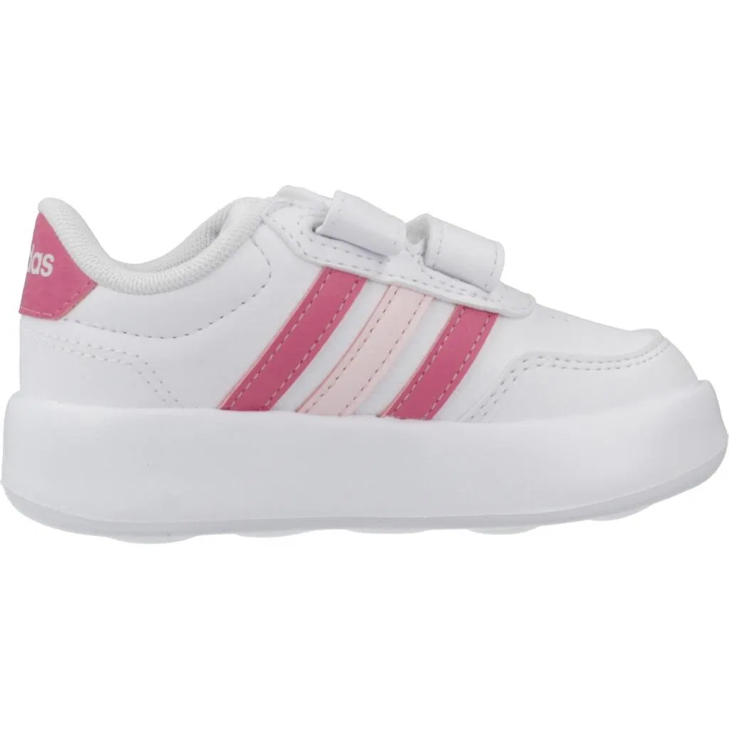 Детские кроссовки на липучке Breaknet 3.0 CF I Adidas, Weiss Rosa — фото 4
