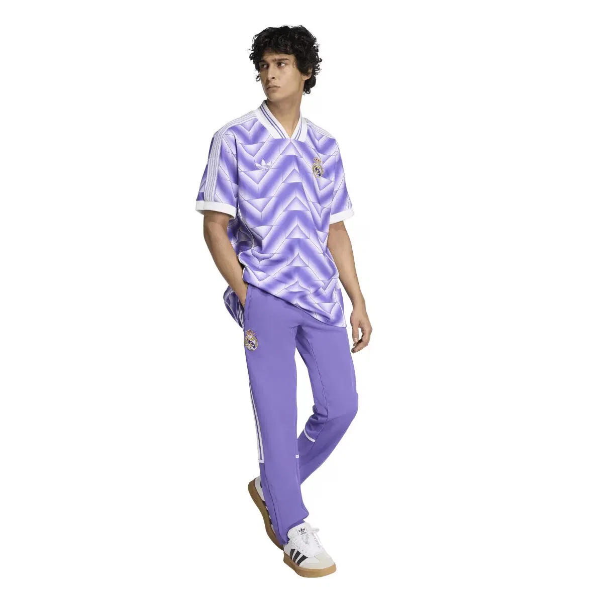Мужская футболка с длинным рукавом Real Madrid CF 2025-2026 LFSTLR Jersey adidas, Violeta — фото 3