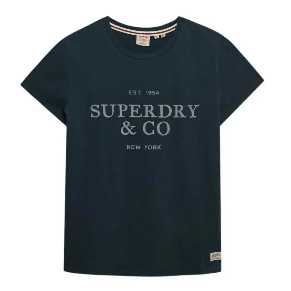 Футболка с коротким рукавом Luxe Casual Classic Superdry, черный