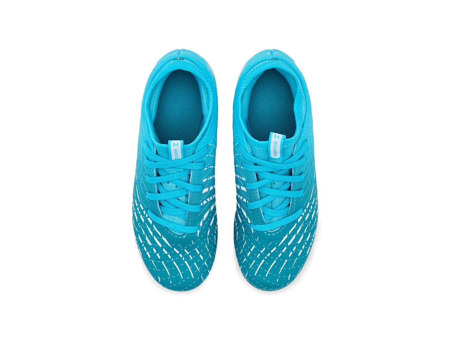 Детские футбольные бутсы для мальчиков с гибкой подошвой Magnetic Select 5 Jr Under Armour, Blue Blurred Blue White — фото 2