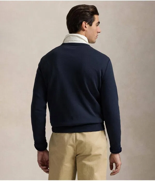 Мужской пуловер с круглым вырезом Polo Ralph Lauren, Blu Marino — фото 3