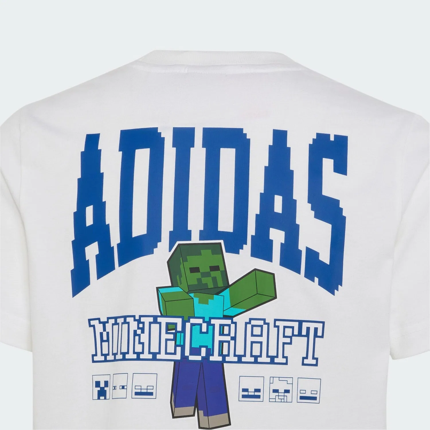 Детская футболка с принтом Minecraft Adidas, Weiss — фото 2