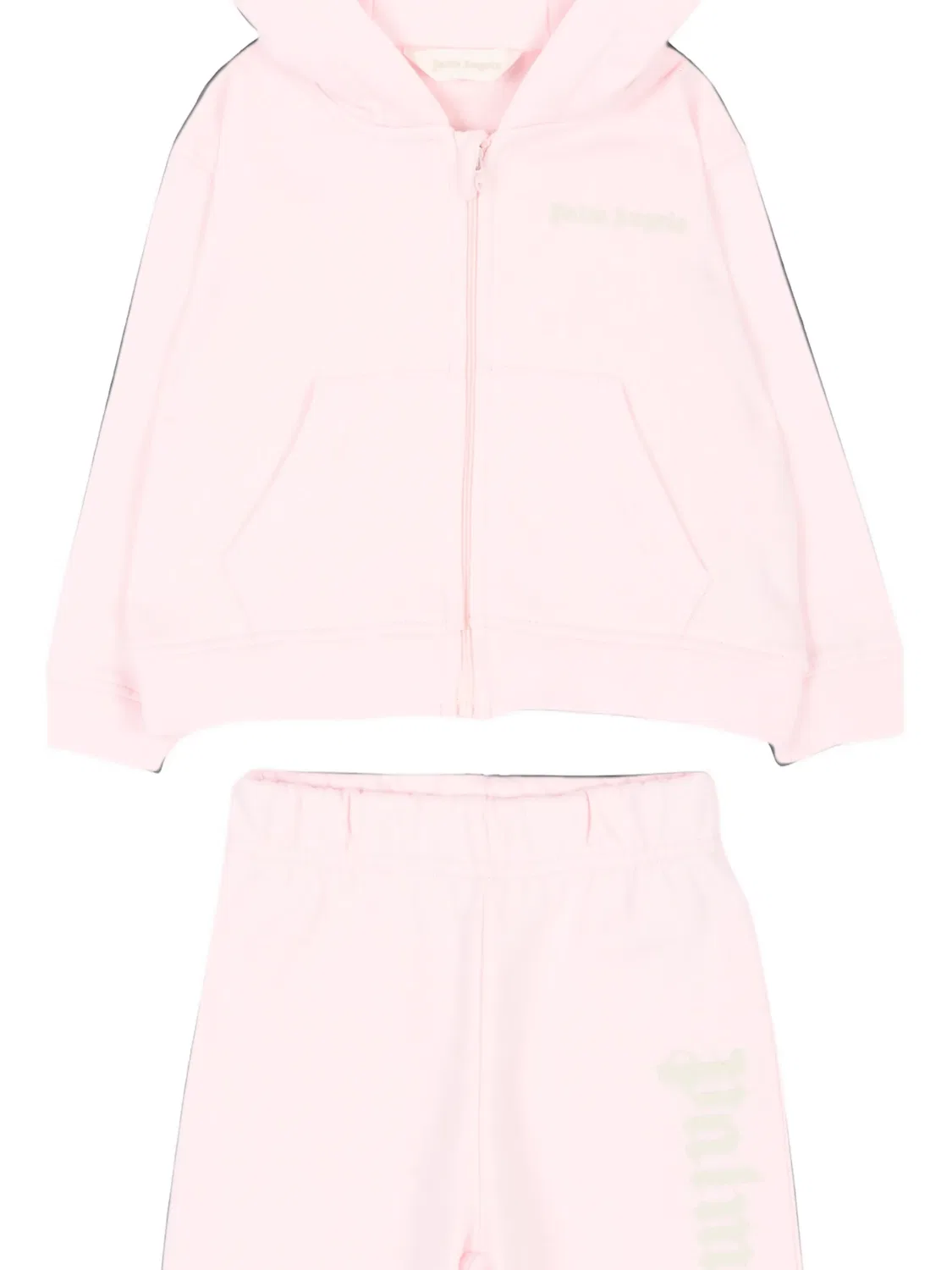 Спортивный костюм с логотипом Palm Angels Kids, розовый — фото 3