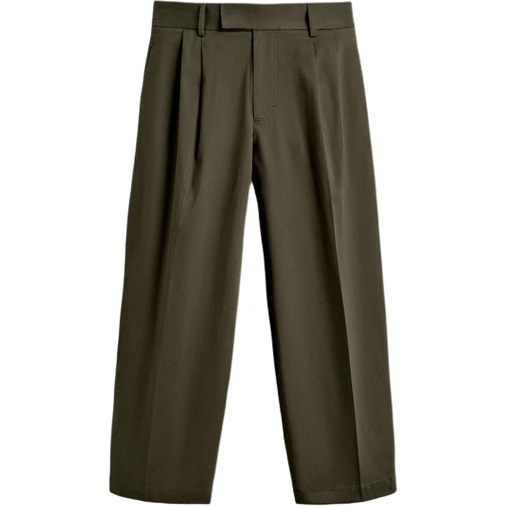 Мужские брюки свободного кроя Light Khaki ZARA, Light Khaki