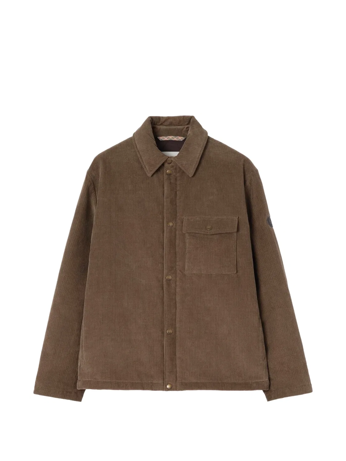 Куртка-рубашка Dalewood вельветовая Burberry, коричневый