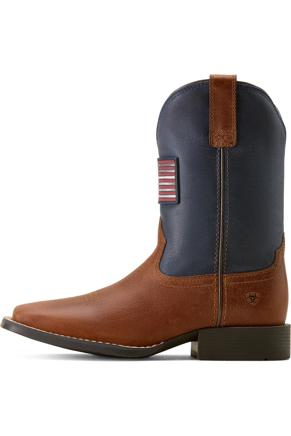 Детские ковбойские сапоги с широким мысом Freedom Rider Ariat, Hickory Smoke — фото 3