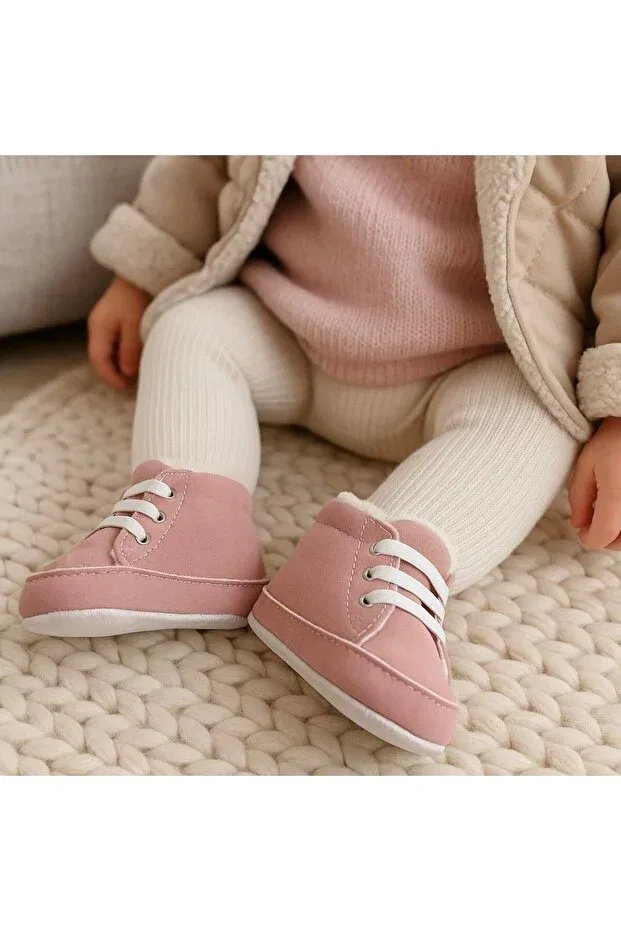 Детские ботиночки для малышей хлопковые Minissa Baby Kids, Pink
