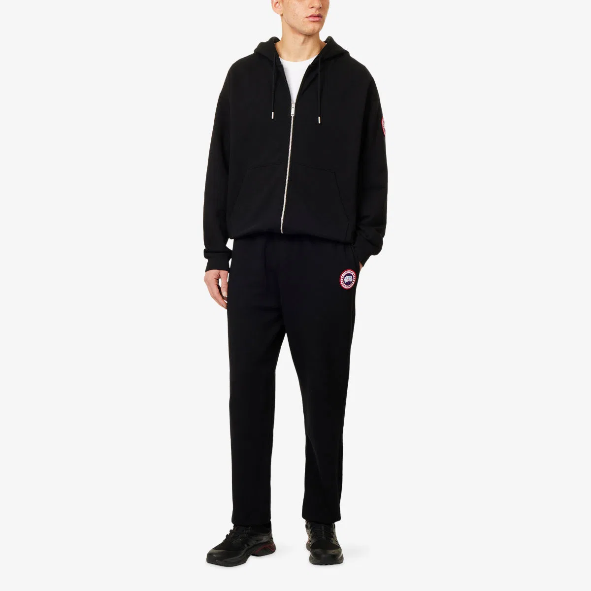 Спортивные брюки Rove из хлопкового трикотажа с зауженными штанинами Canada Goose, черный — фото 2