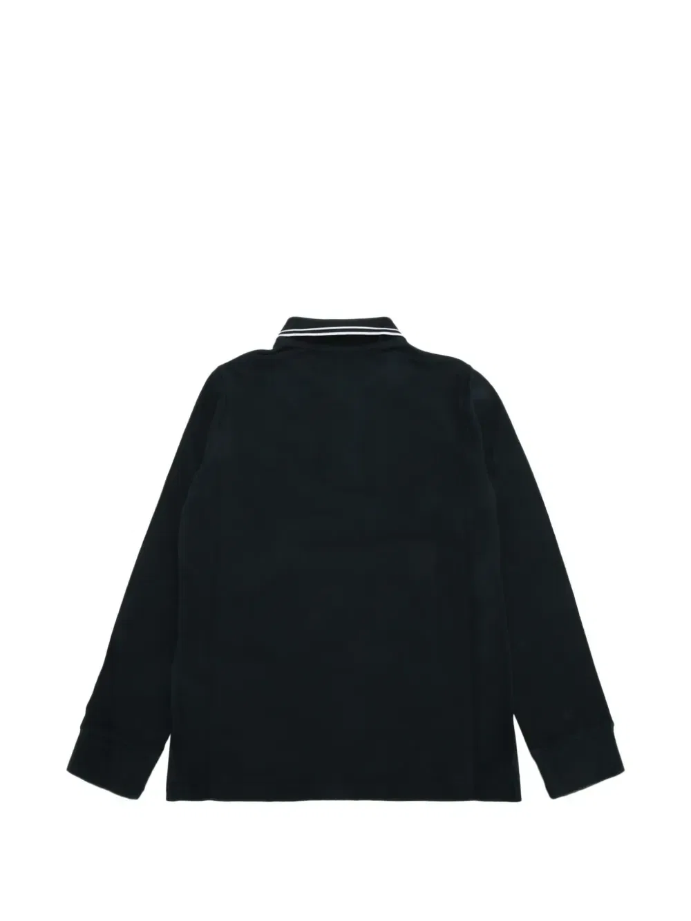 Рубашка-поло с длинным рукавом и нашивкой с логотипом Stone Island Junior, синий — фото 2