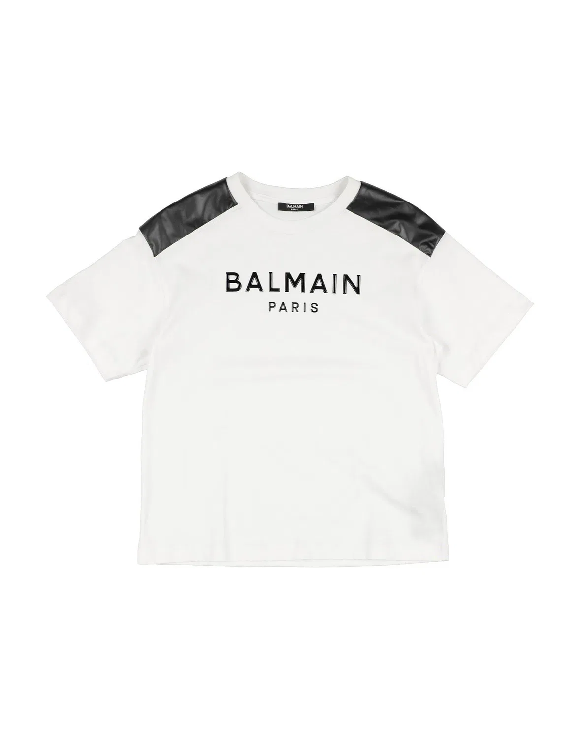 Детская футболка для девочек хлопковая Balmain, белый