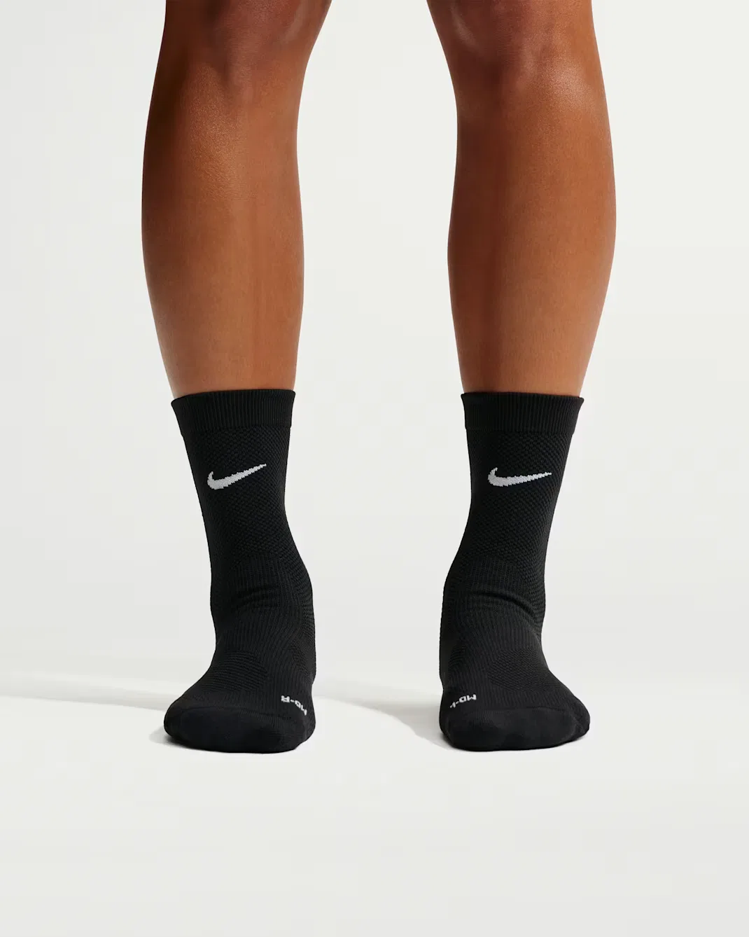 Футбольные носки средней высоты (1 пара) Nike VaporFast, Black/White/White — фото 2