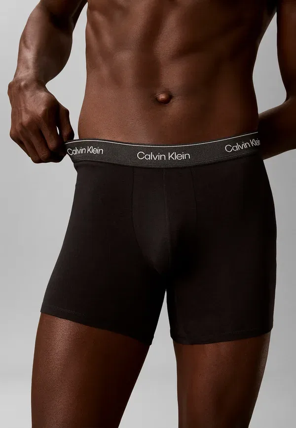 Комплект из 3 боксерских трусов Calvin Klein, черный — фото 4