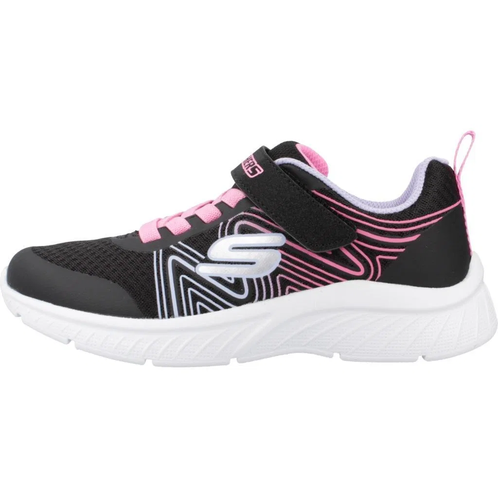Детские кроссовки для девочек с принтом Microspec Plus - Swirl Sweet Skechers, Bunt — фото 2