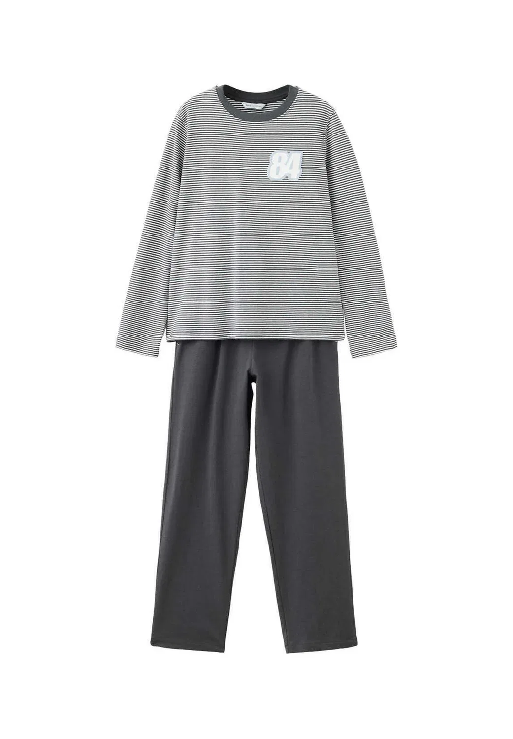 Детский комплект - пижамный комплект Mango Kids, Anthracite
