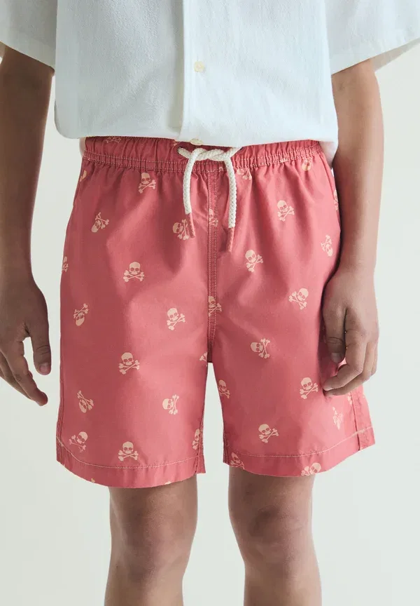 Плавки с принтом Skull delave swimsuit kids Scalpers, Orange, оранжевый — фото 4