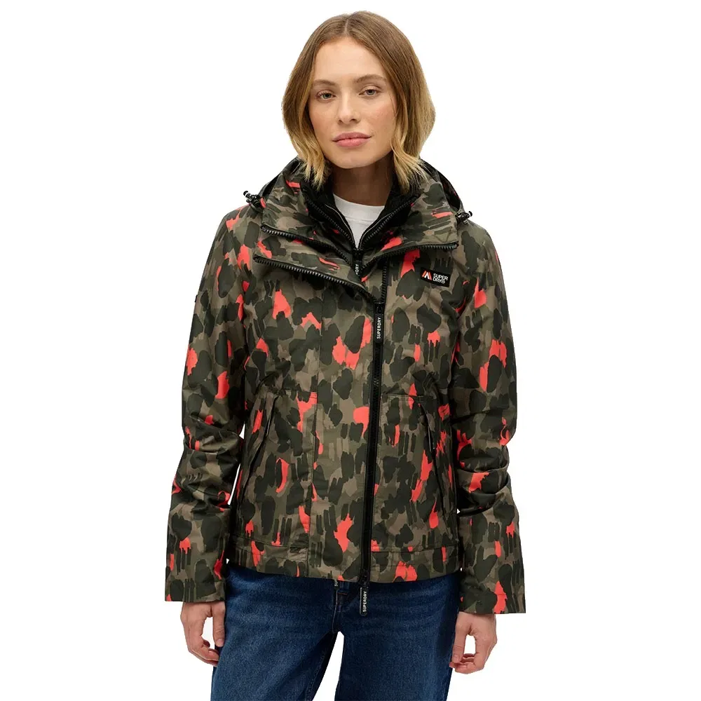 Мужская куртка-ветровка с капюшоном Mtn Windbreaker Superdry, Green — фото 4