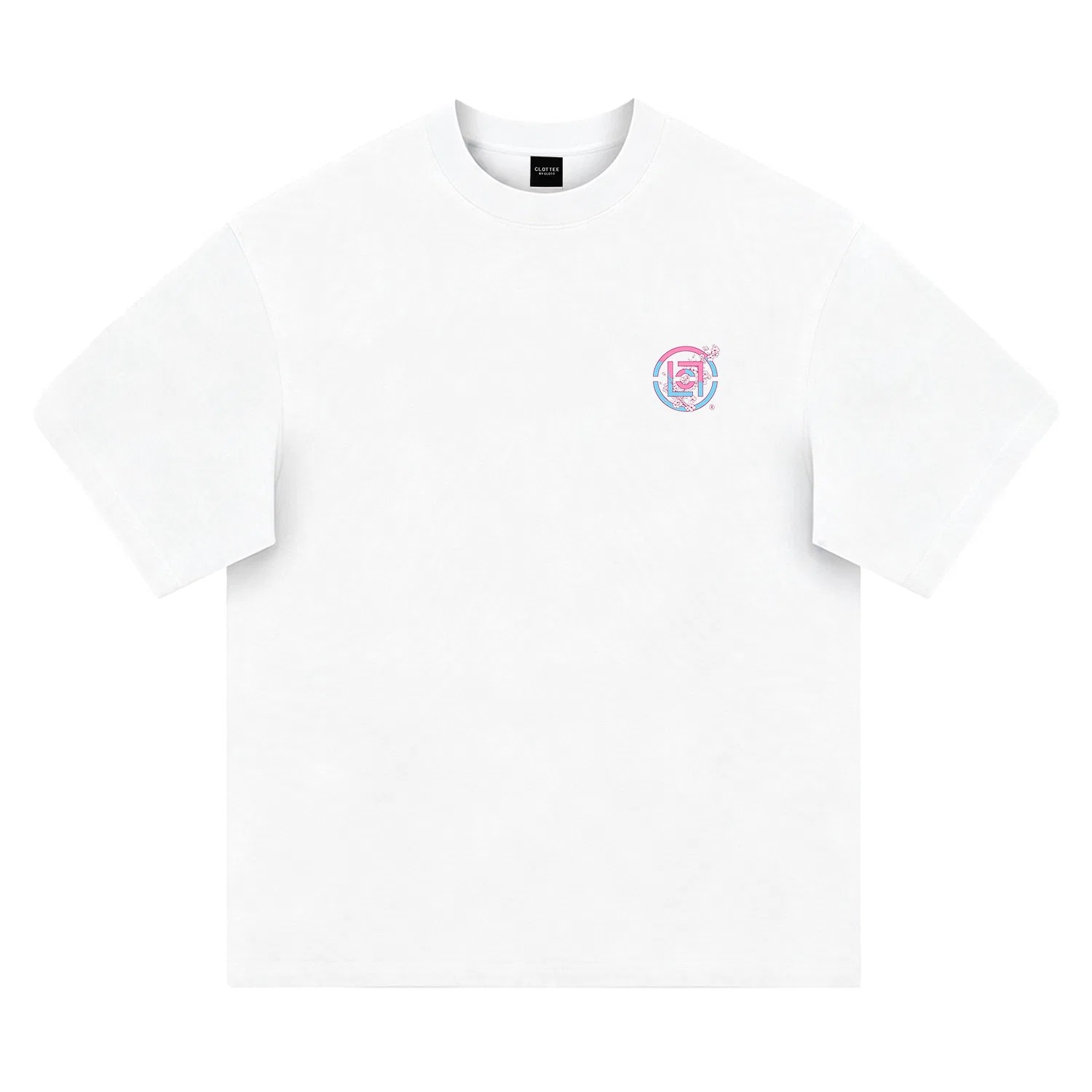 Детская футболка с круглым вырезом Thin Straight Fit CLOT, White — фото 3