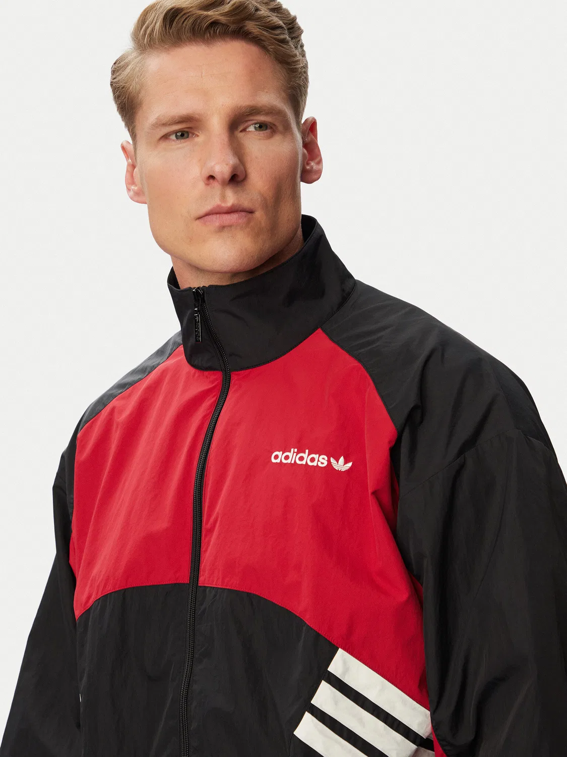 Мужская толстовка стандартного кроя Cutline Tracktop Adidas, разноцветный — фото 4