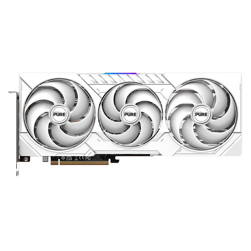 

Видеокарта Sapphire Pure Radeon RX 9070, 16 Гб, белый