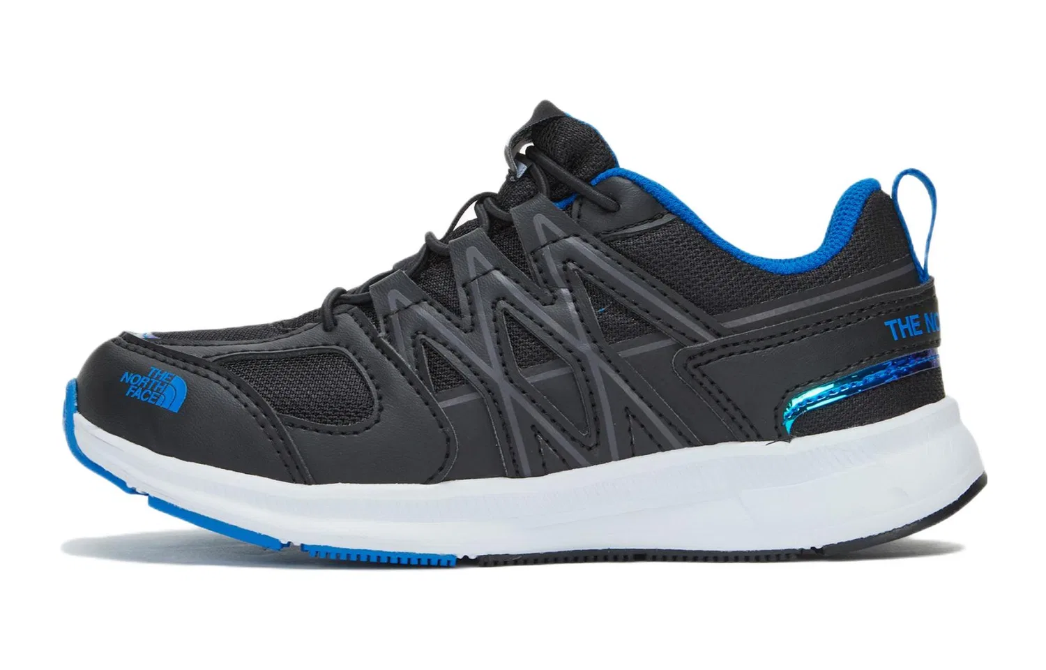 Детские беговые кроссовки с защитой пальцев Swift, THE NORTH FACE, Black Blue
