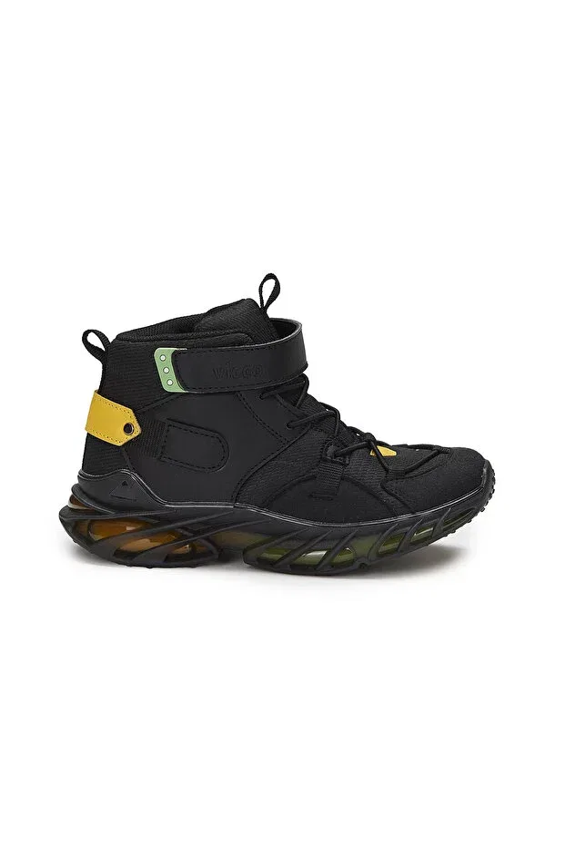 Детские ботинки для девочек с принтом Nevada Kids Booties Vicco, Black — фото 2