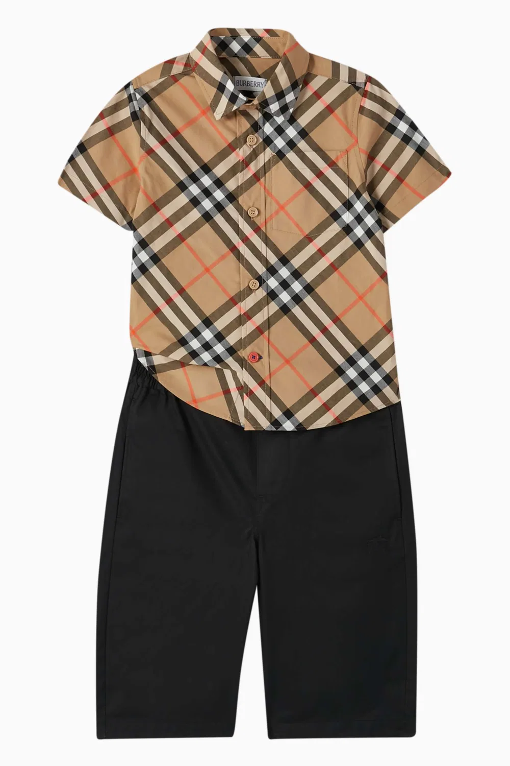 Рубашка с принтом в клетку Owen Burberry — фото 2