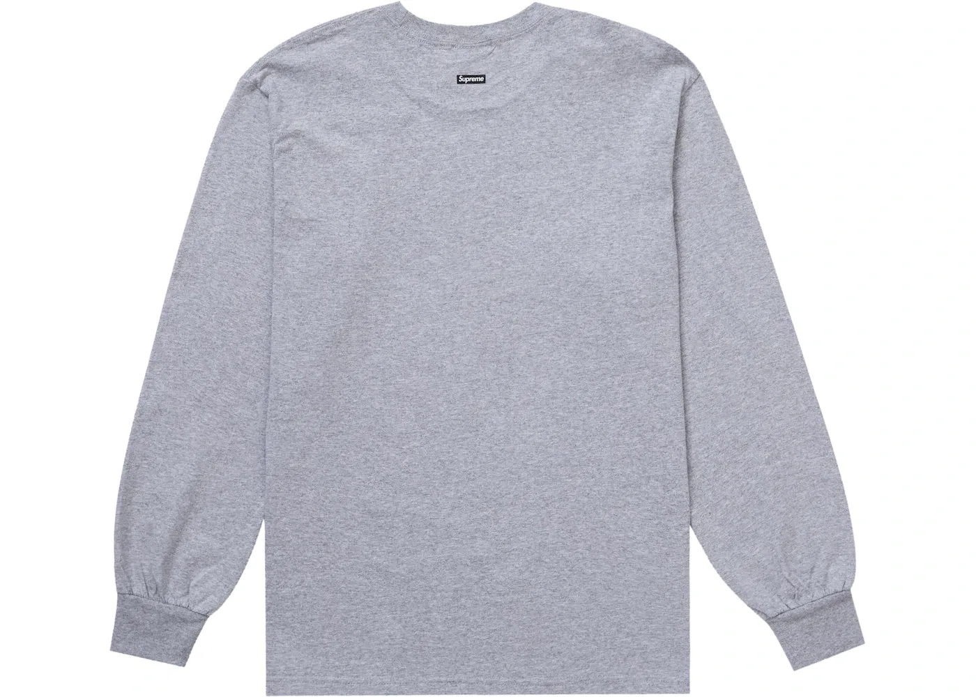 Мужская футболка с длинным рукавом с принтом Supreme Joel-Peter Witkin Harvest L/S Tee, Heather Grey — фото 2
