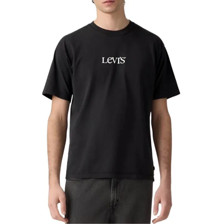 Мужская футболка с круглым вырезом Levis, Black