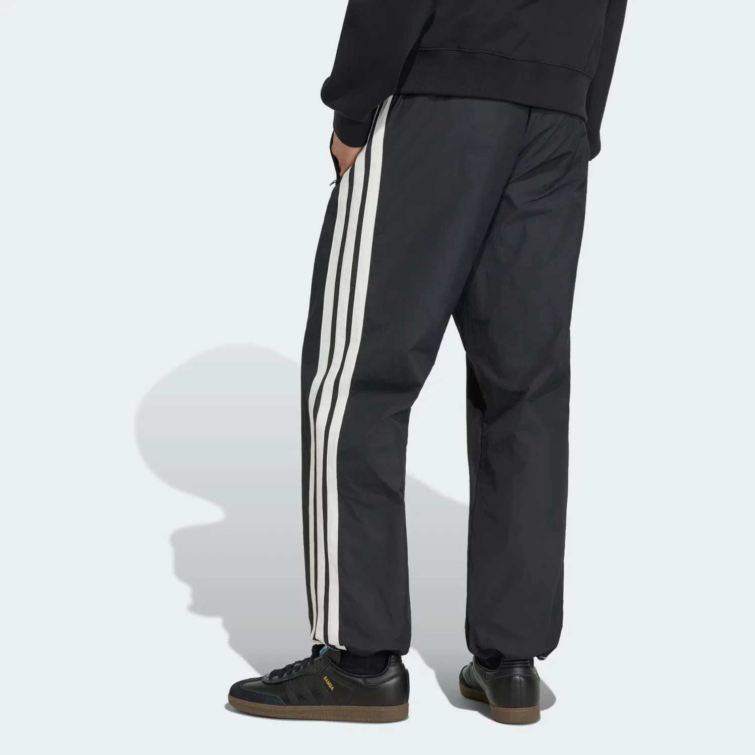Мужские спортивные брюки свободного кроя Cutline Track Pants Adidas Originals, черный — фото 3