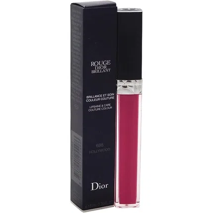 Блеск для губ Rouge Brillant Lipshine and Care Couture Colour 688 Hollywood Dior, Hollywood