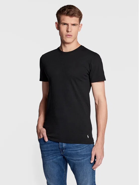 Комплект футболок regular fit Polo Ralph Lauren, черный — фото 2