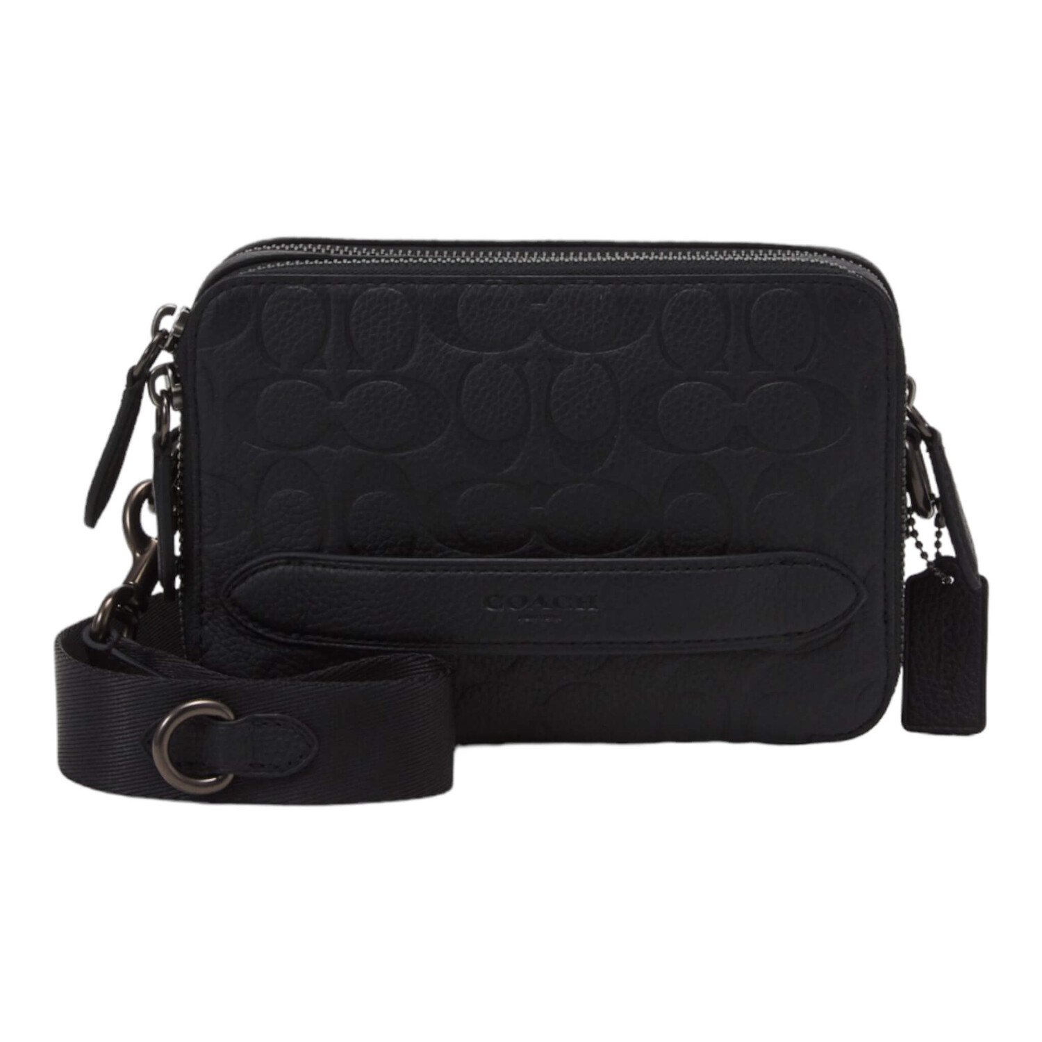 

Сумка Coach Charter Crossbody In Signature Unisex Across Body, черный