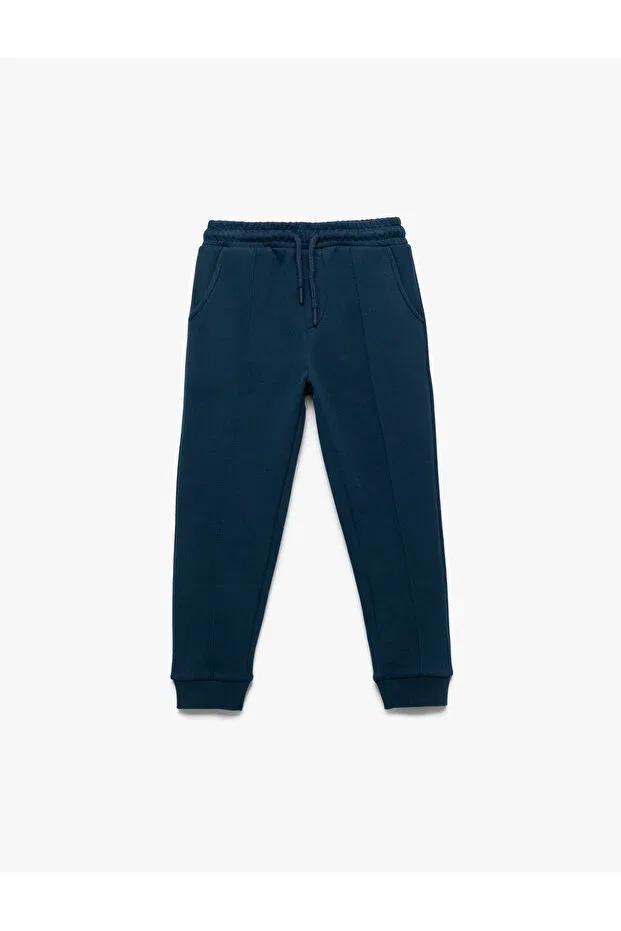 Детские спортивные штаны для мальчиков рифленые Koton, Navy Blue — фото 2