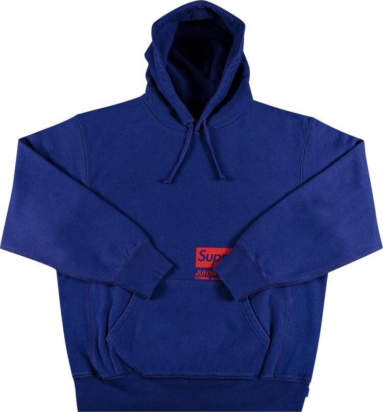 

Толстовка Supreme x Junya Watanabe x Comme des Garçons MAN Hooded Sweatshirt 'Royal', синий