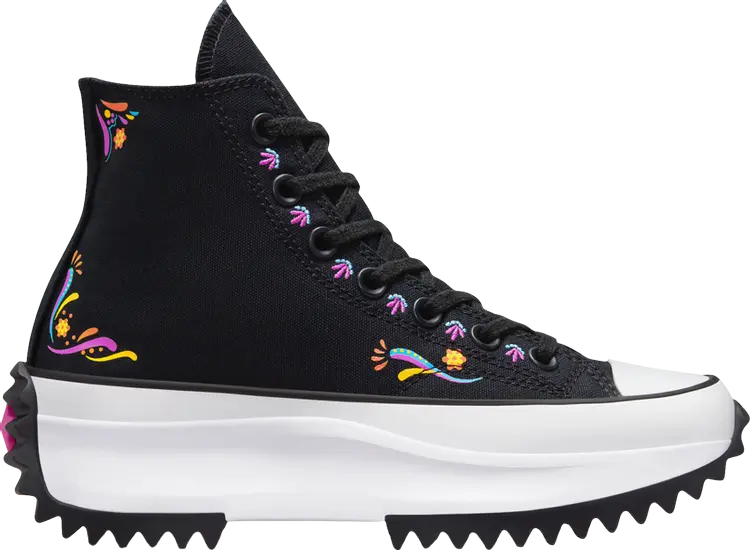 

Кроссовки Converse Run Star Hike Platform High Día de Muertos, черный