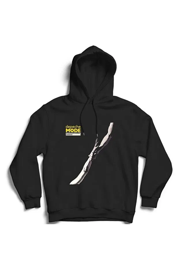 Детское худи для девочек с принтом Depeche mode - blasphemous rumours rock metal hooded sweatshirt The Fame, Black