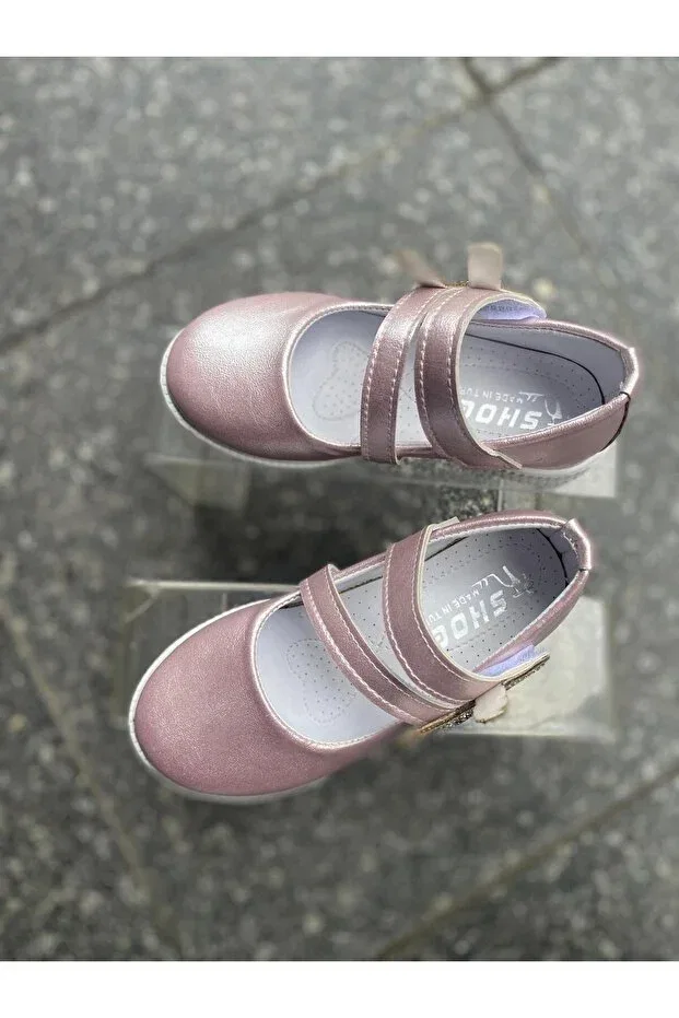 Детские балетки для девочек с ортопедической стелькой Metin Ayakkabı, Pink Pink