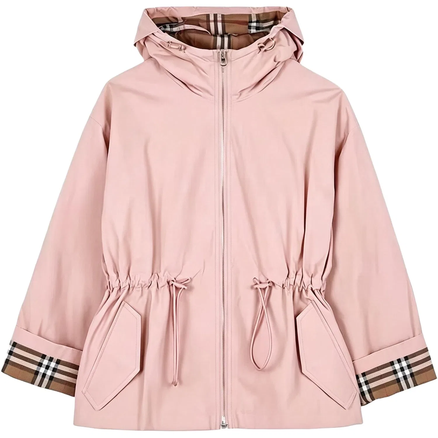 Женское тренч-пальто с капюшоном Burberry, Pink