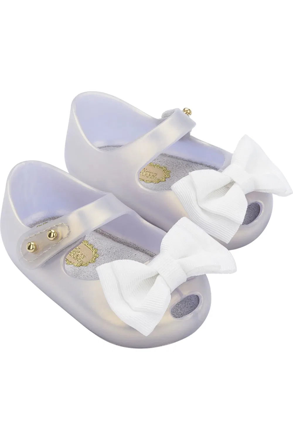 Детские туфли Мэри Джейн с бантом ароматизированные My First Melissa Mini Melissa, Pearly White