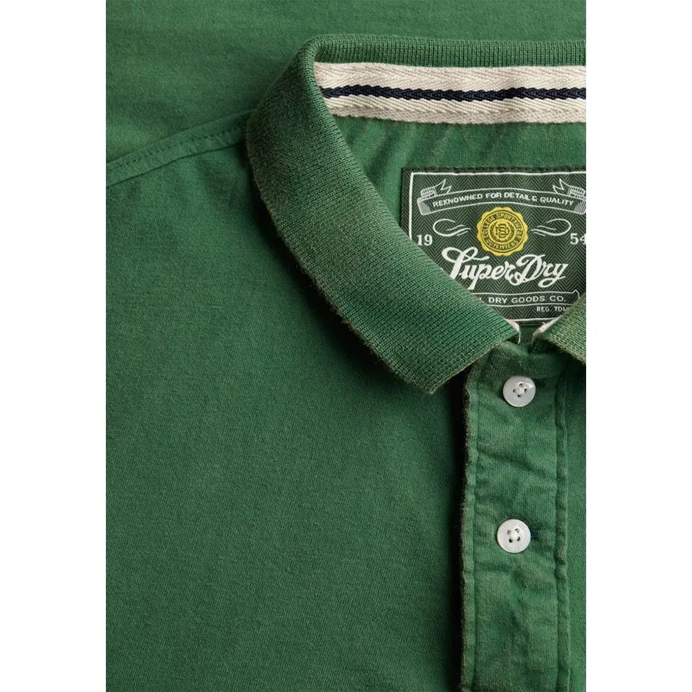 Поло с коротким рукавом Vintage Stripe Jersey Superdry, зеленый — фото 2