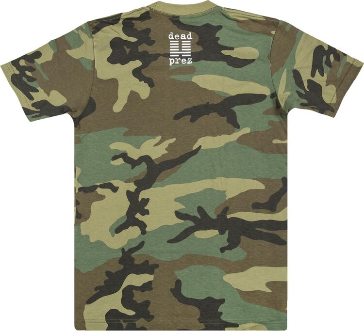 Футболка Supreme Dead Prez RBG T-Shirt 'Camo', разноцветный — фото 3