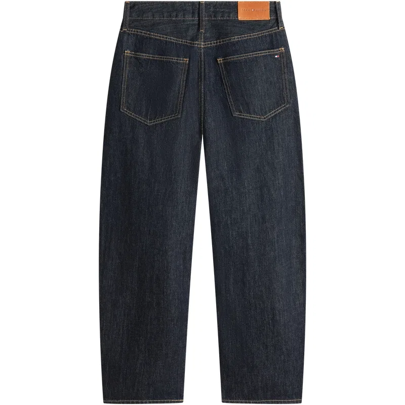 Женские джинсы с зауженным кроем Dark Denim Blue 1AS Tommy Hilfiger, Dark Denim Blue 1AS — фото 4