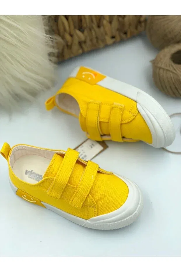 Детские туфли для мальчиков с подсветкой Vicco, Yellow — фото 3