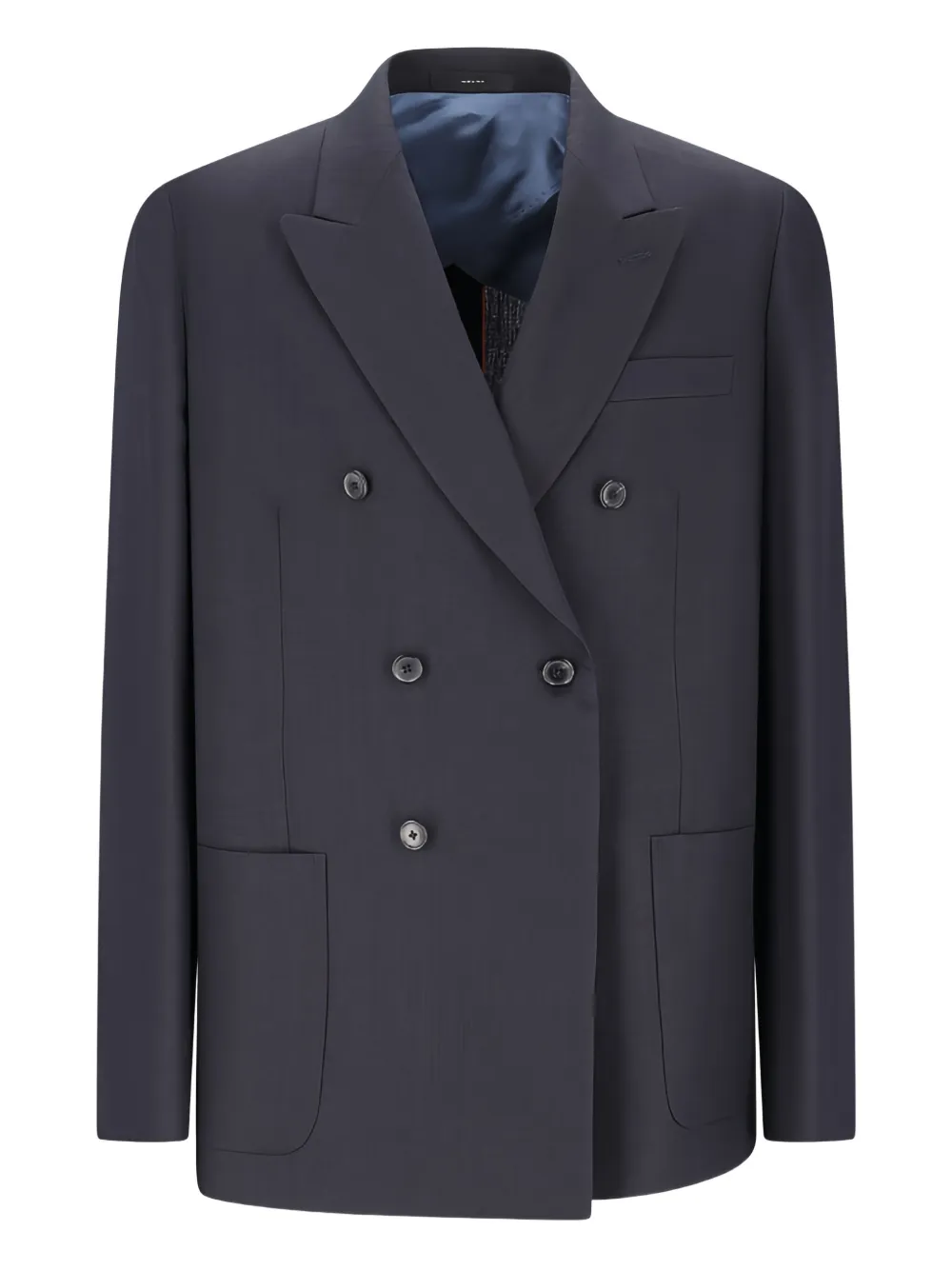 

Двубортный блейзер Paul Smith, синий
