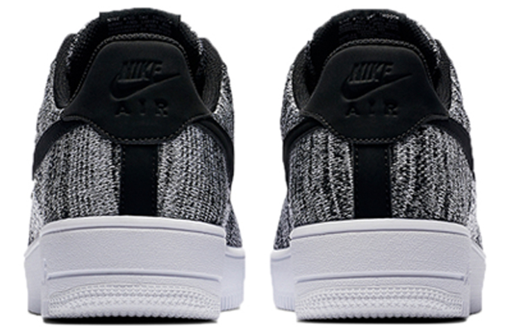 Кроссовки Nike Air Force 1 Flyknit 2, черный/белый — фото 4